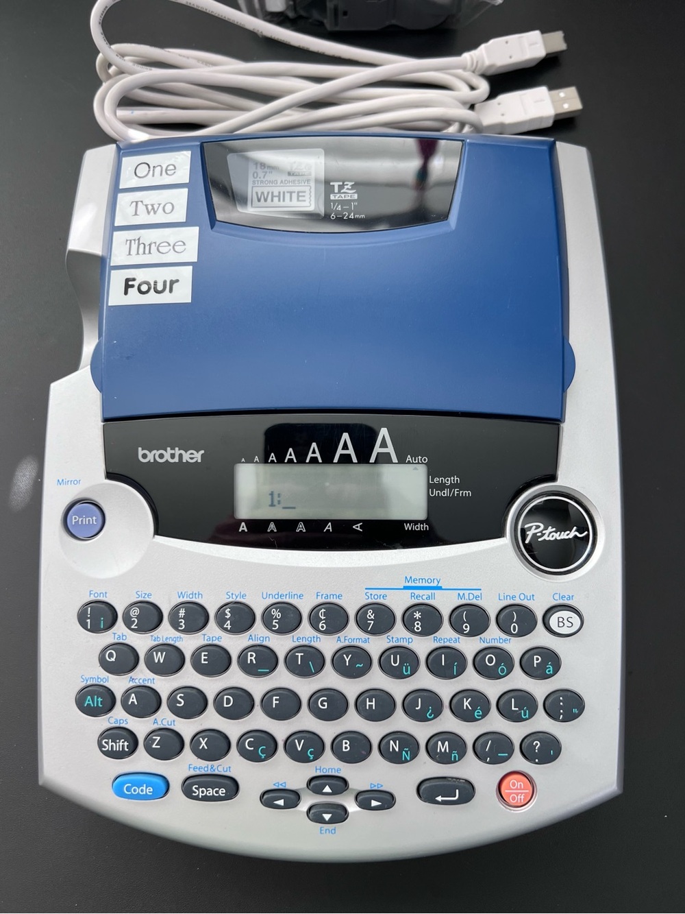 Brother PT 2300/2310 Label Maker Up To 1"